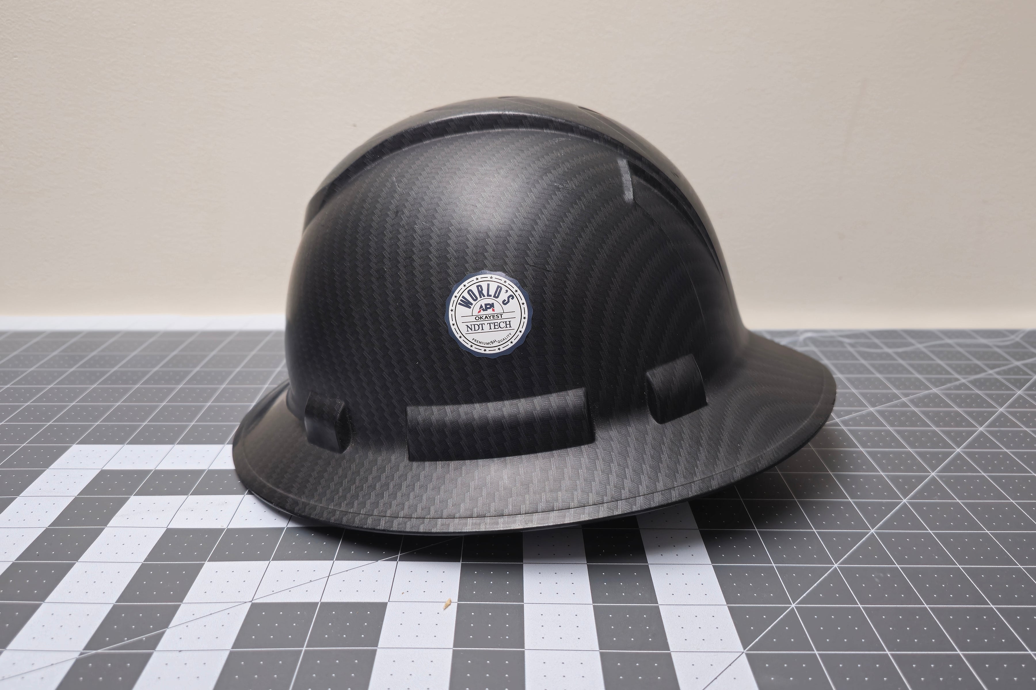 (S175) World's Okayest NDT Tech Decal / Sticker (Pack of 6)